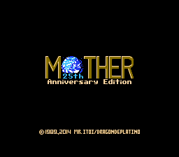 Mother - 25th Anniversary Edition Title Screen
